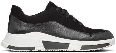 Fitflop™ Dames Veterschoenen Fitflop Freya Black W90-001-060 Zwart - Foto 4