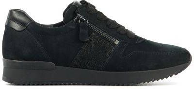 Gabor Dames Sneakers in Nubuck (Zwart)