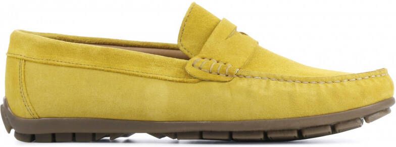Giuseppe Maurizio Mannen Suède Loafers Herenschoenen Instapper G3017 Geel -  Schoenen.nl