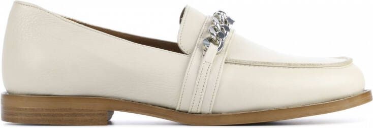 Lina Locchi Instappers Dames Instapschoenen Damesschoenen Leer 796021  Gebroken wit - Schoenen.nl