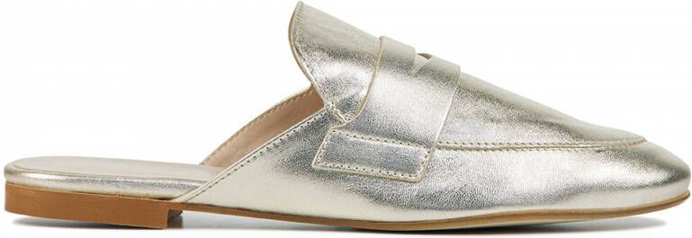 Lina Locchi Vrouwen Leren Muiltjes Damesschoenen Instapper L1123 Goud  Maat37 - Schoenen.nl