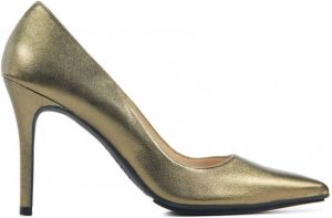 Lodi Dames Pumps Damesschoenen Leer Geen hoogte 2 cm Ramin-go met Goud