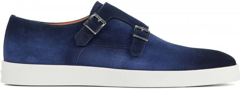 Santoni Blauwe Gespschoenen Model Mgai17832Panb Blue Heren