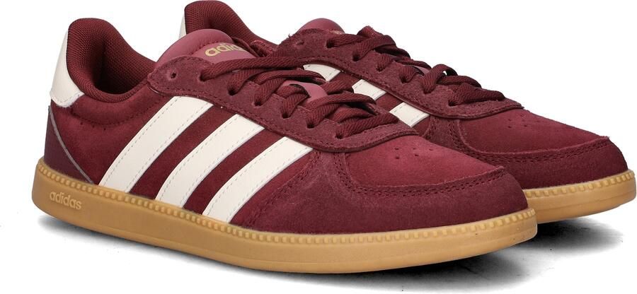 Adidas Sportswear Breaknet imitatieleren sneakers donkerrood wit - Foto 7