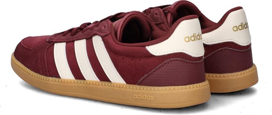Adidas Sportswear Breaknet imitatieleren sneakers donkerrood wit - Foto 8