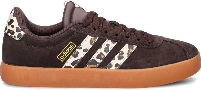 Adidas Sportswear VL Court sneakers donkerbruin dierenprint - Foto 9