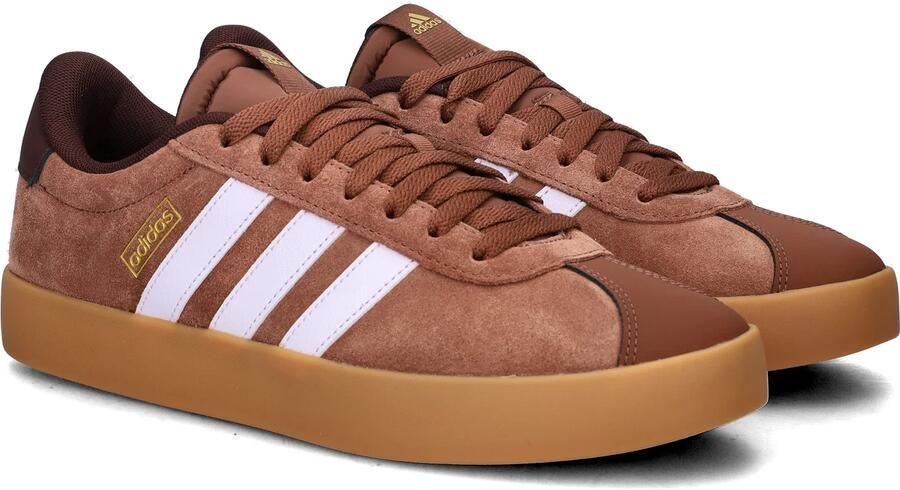 Adidas Sportswear VL Court leren sneakers bruin lila - Foto 12