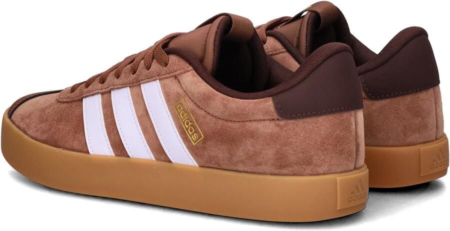 Adidas Sportswear VL Court leren sneakers bruin lila - Foto 13