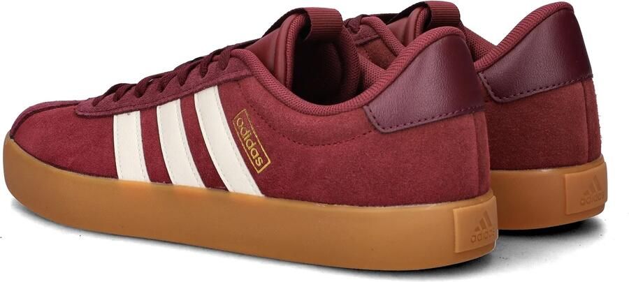 Adidas Sportswear VL Court 3.0 suede sneakers donkerrood wit - Foto 8