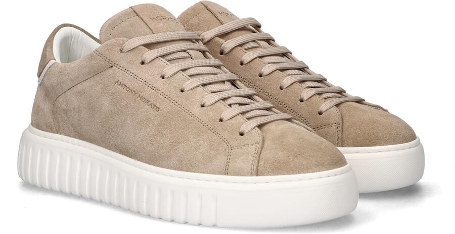 Antony Morato Heren Lage sneakers Aries Mmfw01902 Beige Suède - Foto 3