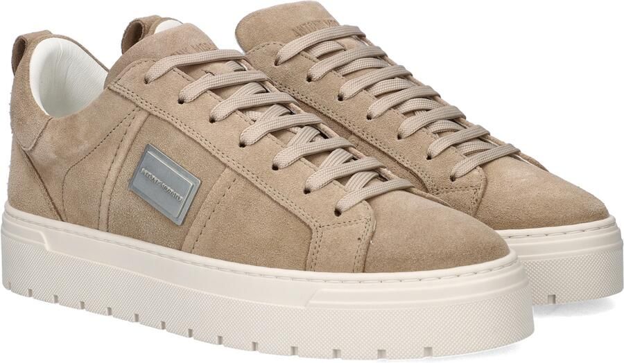 Antony Morato Heren Lage sneakers Moose Mmfw01880 Beige Suède - Foto 2