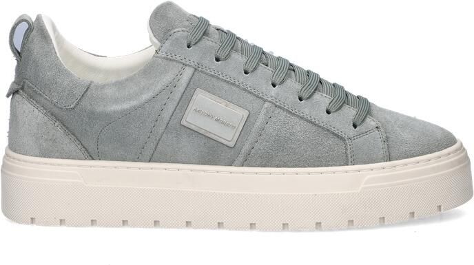 Antony Morato MMFW01880 LE300005 4087 Sneakers Blauw Suede Heren Blauw Grijs - Foto 3