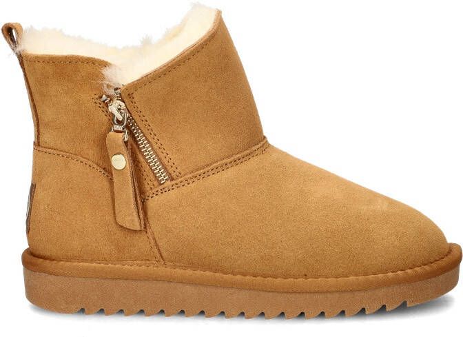 Ara Alaska suède enkelboots cognac