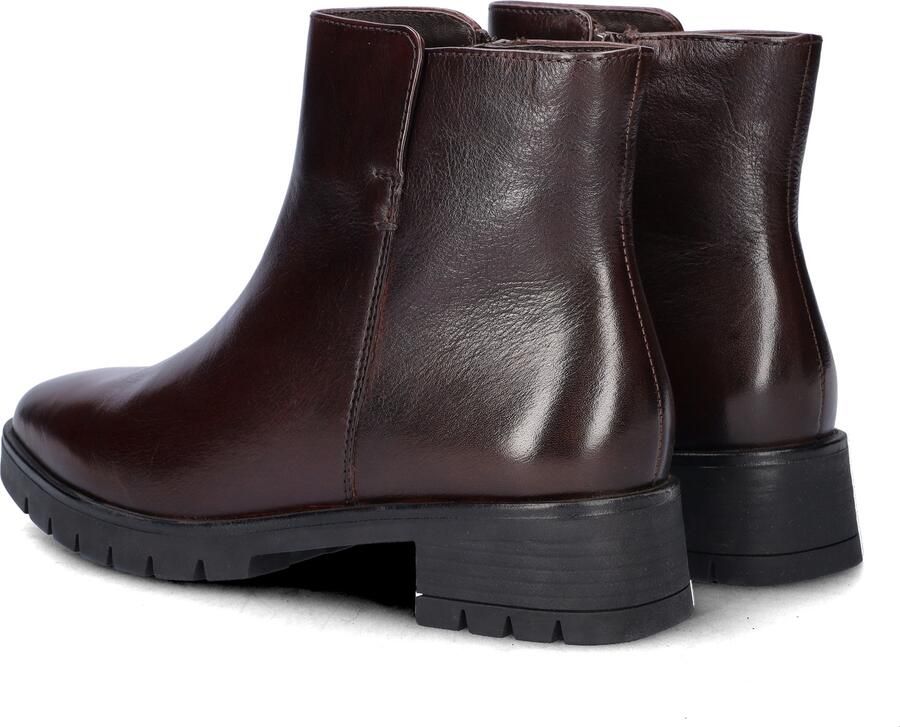 Ara -art-12-59300 03-bruin-leer-dames-enkellaars-puntne rits - Foto 5