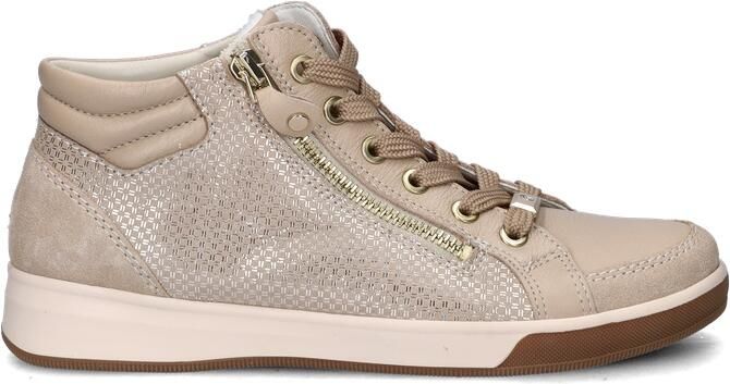 Ara 1224499 OM-ST-HIGHT-SOFT Hoge sneakersVeterbootsDames veterschoenenDames sneakersHalf-hoge schoenen Taupe - Foto 3
