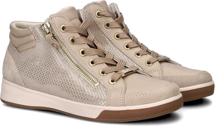 Ara 1224499 OM-ST-HIGHT-SOFT Hoge sneakersVeterbootsDames veterschoenenDames sneakersHalf-hoge schoenen Taupe - Foto 5