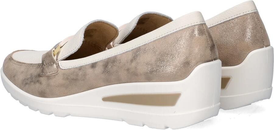 Ara -Dames off-white ecru parel ballerina's & mocassins - Foto 4