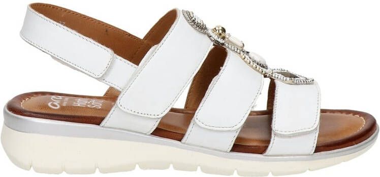 Ara Kreta leren sandalen wit