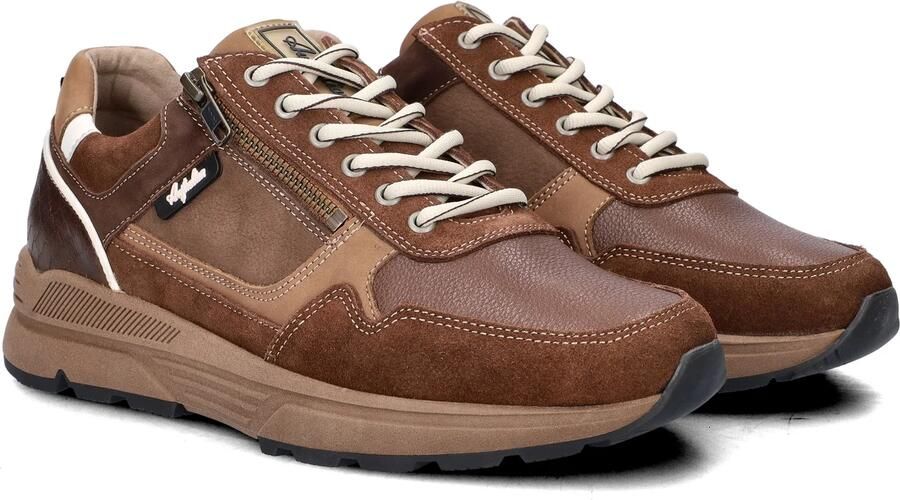 Australian Footwear Australian bruine leren heren sneakers Connery - Foto 4