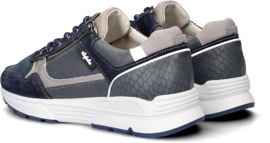 Australian Connery Heren Sneaker 15.1646.02-SO2 Blauw Grijs Wijdte H - Foto 10