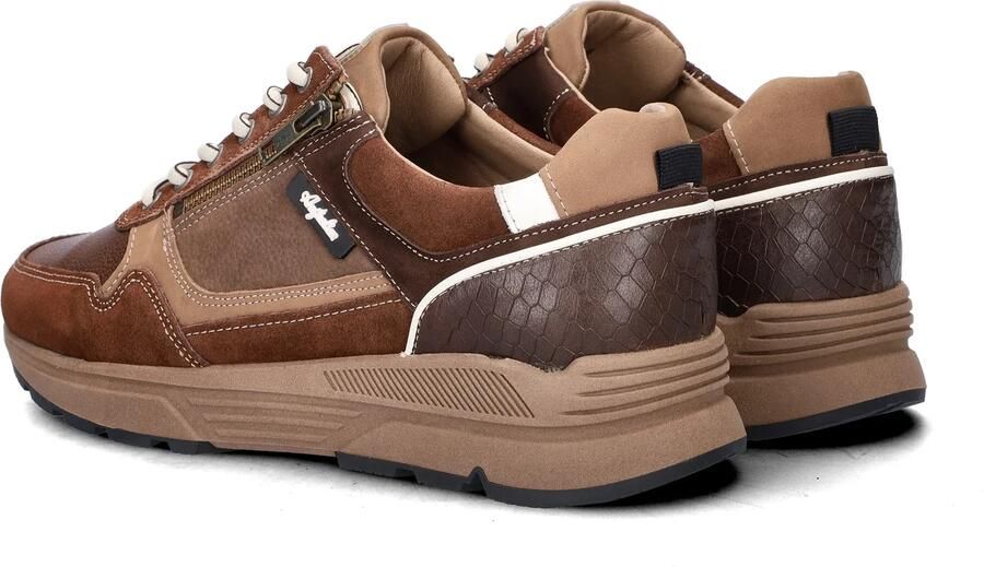 Australian Connery K D12 Brown Taupe Sneakers Bruin Taupe Leer en Suede Heren Bruin Taupe - Foto 5