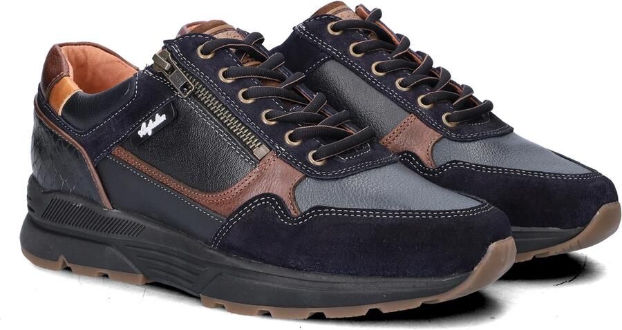 Australian Sneaker Connery Wijdte K 15.1682.01-SJS Blue Cognac Brown - Foto 3