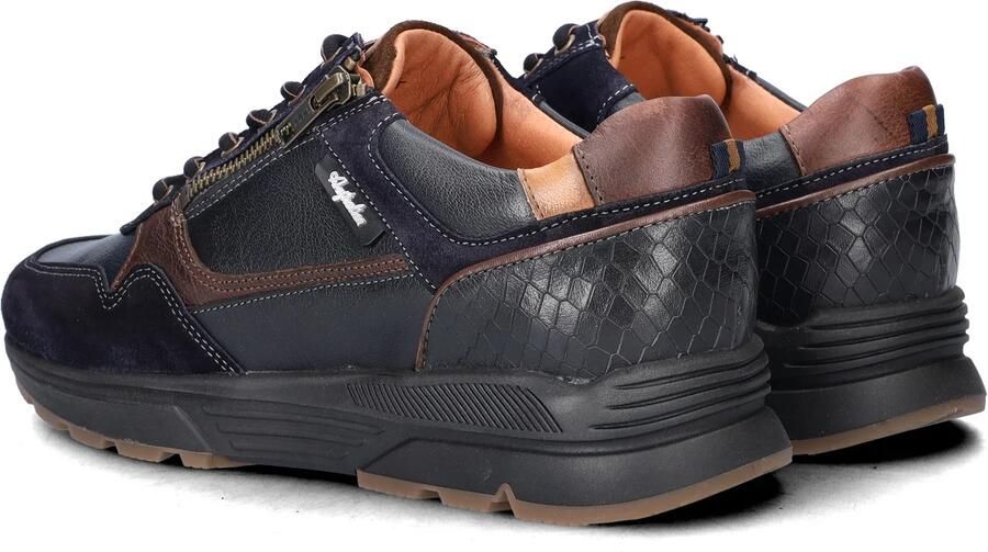 Australian Sneaker Connery Wijdte K 15.1682.01-SJS Blue Cognac Brown - Foto 4