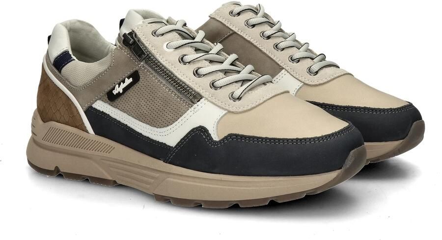 Australian Sneaker Connery Wijdte K 15.1682.03-L68 Taupe Beige Combi - Foto 5