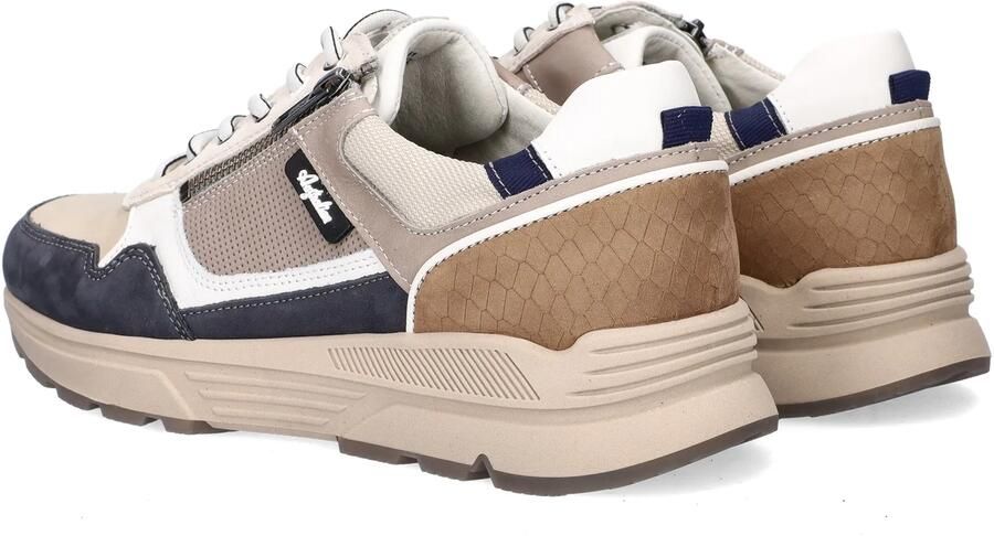 Australian Sneaker Connery Wijdte H 15.1682.06-L68 Taupe Beige Combi - Foto 6
