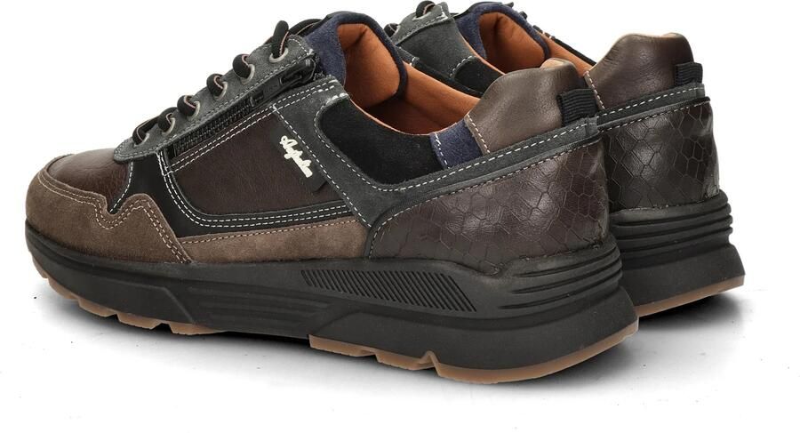 Australian Connery Sneakers Heren Bruin - Foto 4