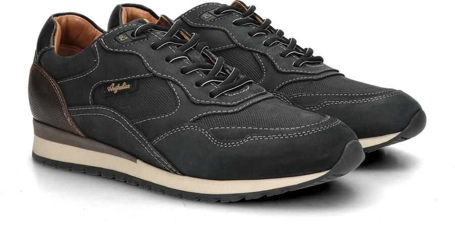 Australian HEREN SNEAKERS BLAUW 15.1722.01-SIG FABIAN BLUE LEATHER BLUE-BROWN-BLACK - Foto 4