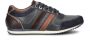 Australian Camaro Lage sneakers Leren Sneaker Heren Blauw - Thumbnail 5