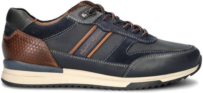 Australian Blauwe Leren Sneakers met Suède