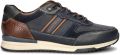Australian Blauwe Leren Sneakers met Suède - Blauw