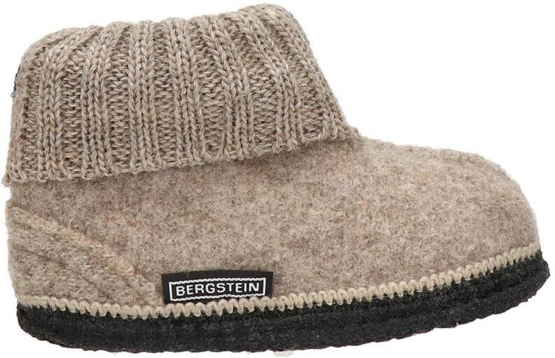 Bergstein Cozy Sloffen Pantoffels voor en kinderen 100% Zuiver sc wol Beige - Foto 15
