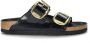 BIRKENSTOCK Slippers Dames Arizona Big Buckle Maat: 37 Materiaal: Nubuck Kleur: Zwart - Thumbnail 4