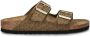 Birkenstock Sandalen Arizona Synthetic Leo Narrow Khaki - Thumbnail 1