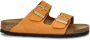 BIRKENSTOCK Arizona | Burnt Orange Nar Oranje Nubuck Platte sandalen Unisex - Thumbnail 3