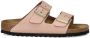 Birkenstock Roze Nubuck Dubbele Band Sandalen Pink Dames - Thumbnail 3