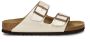 Birkenstock Glanzende Sandaalstijl Beige Dames - Thumbnail 2