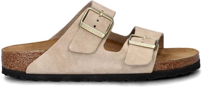 BIRKENSTOCK Slippers Dames Arizona Dames Maat: 42 Materiaal: Suède Kleur: Beige - Foto 8