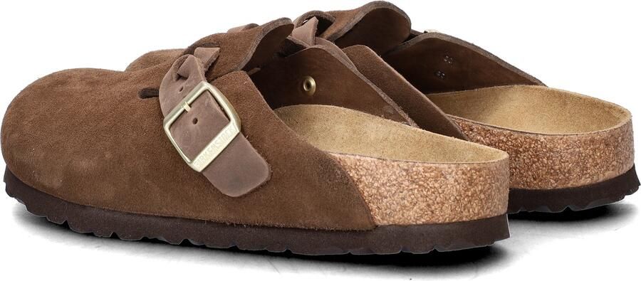 BIRKENSTOCK Instappers Dames Boston Braided Maat: 43 Materiaal: Suède Kleur: Bruin - Foto 8
