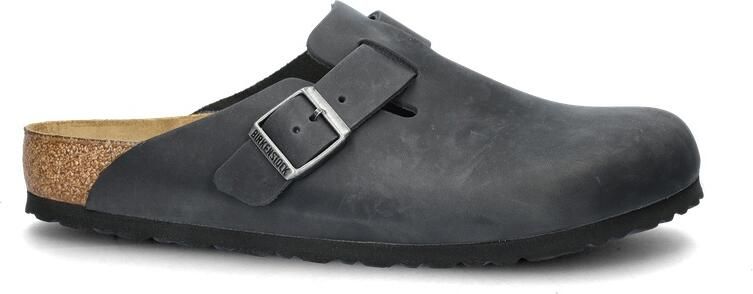 Birkenstock Boston Black narrow Fettleder Oiled Leather Unisex Pantoffels Zwart - Foto 20