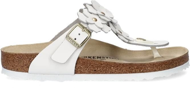 Birkenstock Gizeh Flower dames slipper Wit - Foto 2