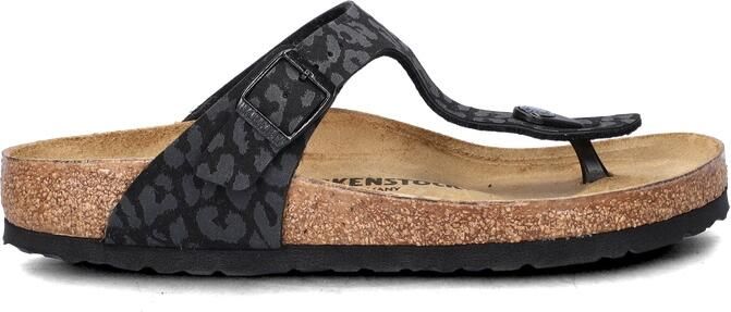 Birkenstock Women's Gizeh Synthetic Sandalen Regular bruin zwart - Foto 2