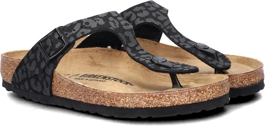 Birkenstock Women's Gizeh Synthetic Sandalen Regular bruin zwart - Foto 3