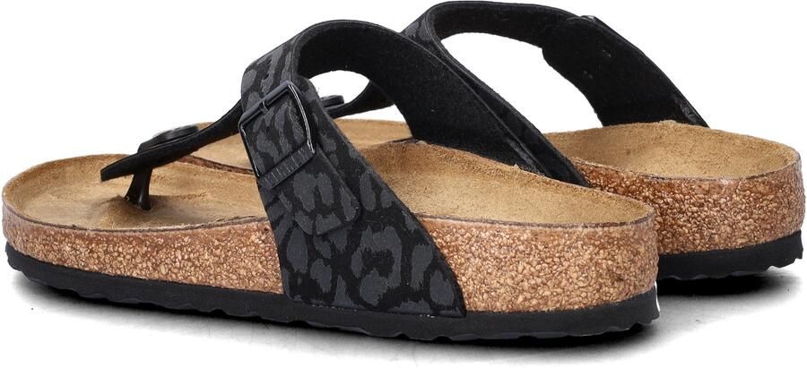 Birkenstock Women's Gizeh Synthetic Sandalen Regular bruin zwart - Foto 4