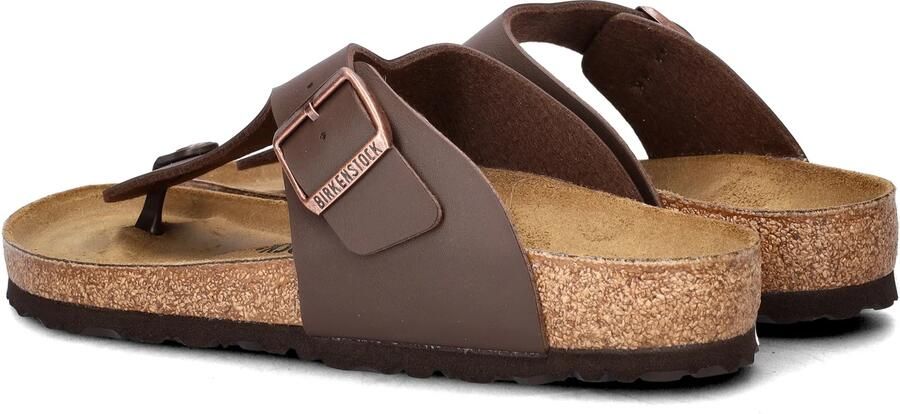 Birkenstock Ramses Habana regular Birko-Flor Nubuck Heren Teenslipper Nubuck Brown - Foto 12