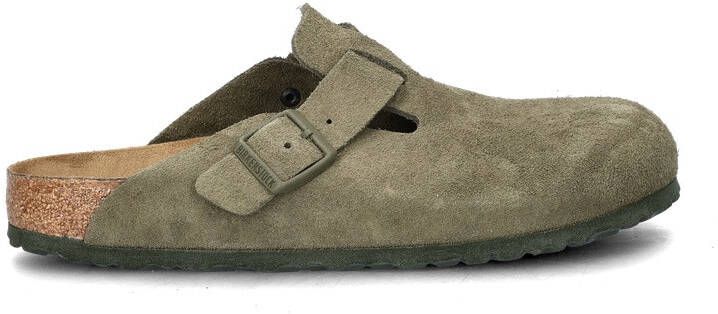 Birkenstock Boston Suede instapschoenen
