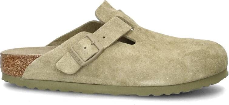 Birkenstock Boston Suede instapschoenen